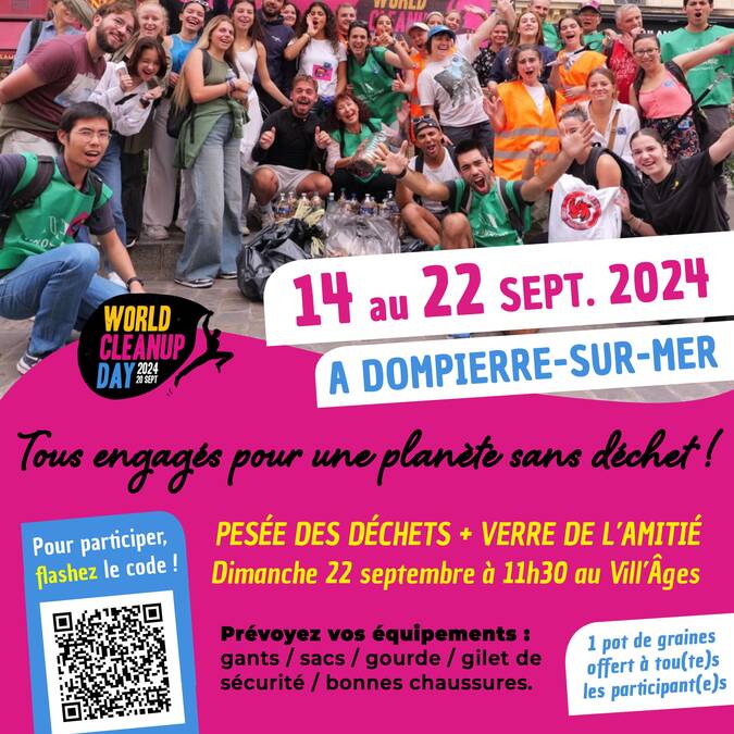 Affiche World Clean Up Day 2024